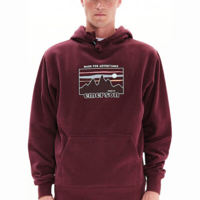 Emerson - Φούτερ Fleece με Κουκούλα252.em20.11 ...