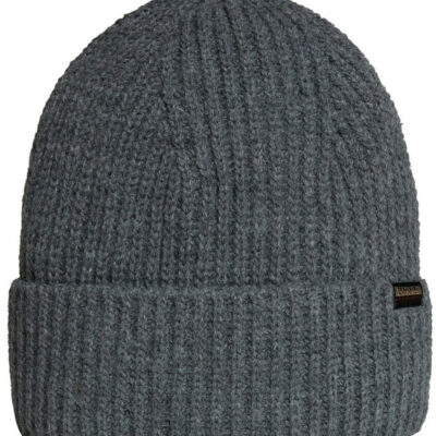 Napapijri - Foli 3 Beanie Men's Rib Knit - Dark Grey