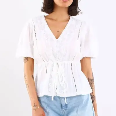 Tiffosi - Long Sleeve Blouse 10062924-199