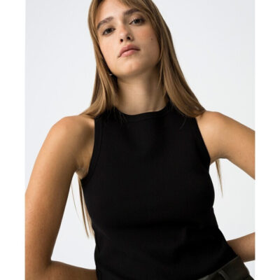 Women's Sleeveless Fast Drying Athletic Top Black