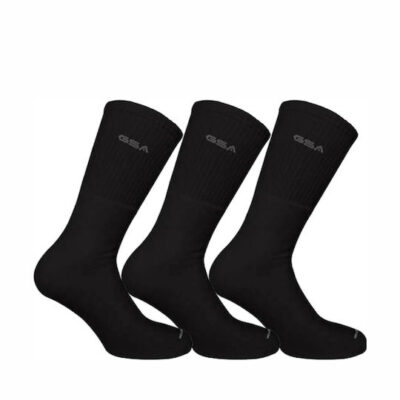 GSA - Aero X3 Athletic Socks Black 3 Pairs