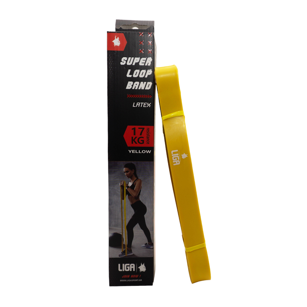Liga Sport - Λάστιχο αντίστασης Heavy Duty Latex Band 208εκ. x 4,5εκ. x 2,2εκ. - Image 3