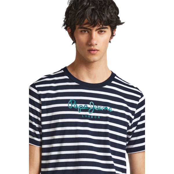 Pepe Jeans - Striped Eggo T-Shirt Ριγέ - Image 4