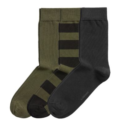 Bjorn Borg Κάλτσες Ανδρικές 3 ζεύγη - Socks Core Ankle 3 pieces  - Dark Green