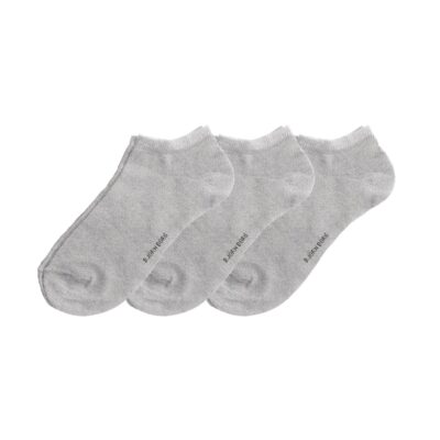 Bjorn Borg Κάλτσες Unisex 3 ζεύγη - Essential Socks 3p - Grey Melanze - 10001032-MP001
