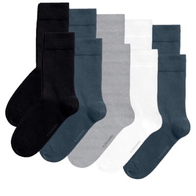 Bjorn Borg Κάλτσες Unisex 10 Ζεύγη - Essential Ankle Sock 10p - 10001760-MP001 - Multicolor