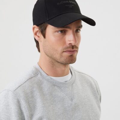 Bjorn Borg  Ανδρικό  Καπέλο - Borg Stretch Cap - Black Beauty - 10001816-BK001