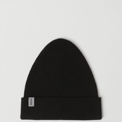 Bjorn Borg Σκούφος Unisex - Borg Merino Running Beanie - 10002312-BK001 - Black Beauty