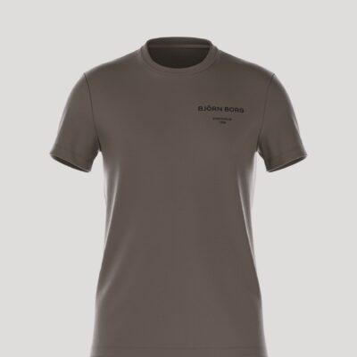 Bjorn Borg Ανδρικό Αθλητικό T-Shirt - Borg Essential T-Shirt - 10002592-BN016 - Major Brown