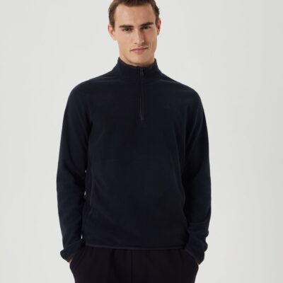 Bjorn Borg Ανδρικό Φούτερ fleece - Borg Half-Zip Fleece - 10003201-BK001 - Black Beauty