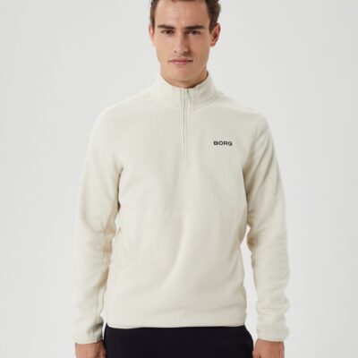 Bjorn Borg Ανδρικό Φούτερ fleece - Borg Half-Zip Fleece - 10003201-WE014 - Silver Birch
