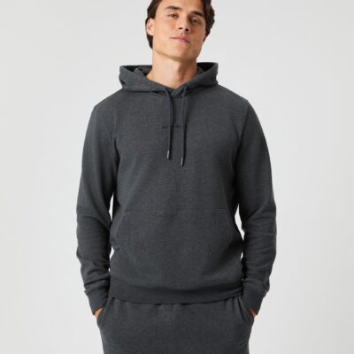 Bjorn Borg Ανδρικό Φούτερ Με Κουκούλα - Classic Hoodie - 10003755-GY069 - Dark Gray Melange