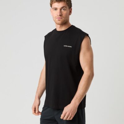 Bjorn Borg Ανδρικό Αθλητικό T-Shirt - Gym Sleeveless T-Shirt - 10003833-BK001 - Black Beauty