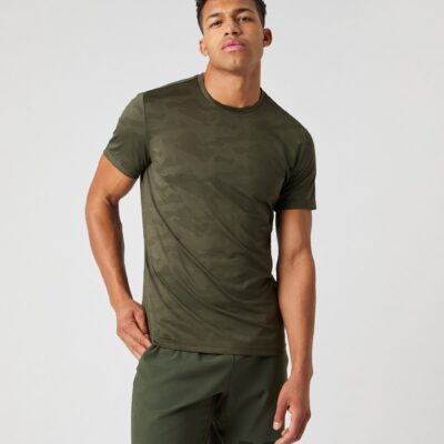 Bjorn Borg Ανδρικό T-Shirt - Borg Performance T-Shirt - 10003934-GN007 - Forest Night