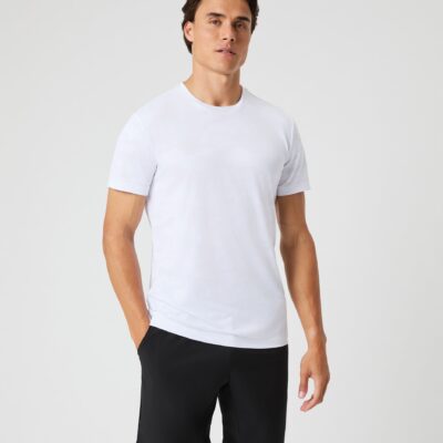 Bjorn Borg Ανδρικό T-Shirt - Borg Performance T-Shirt - 10003934-WE001 - Brilliant White