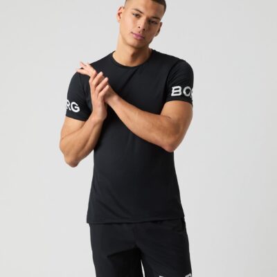Bjorn Borg Ανδρικό T-Shirt - Borg T-Shirt - 10003946-BK001 - Black Beauty