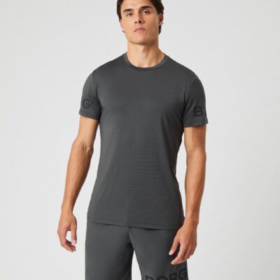 Bjorn Borg Ανδρικό T-Shirt - Borg T-Shirt - 10003946-BK005 - Asphalt