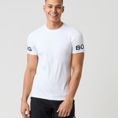 Bjorn Borg Ανδρικό T-Shirt - Borg T-Shirt - 10003946-WE001 - Brilliant White