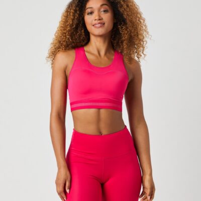 Bjorn Borg Γυναικείο Αθλητικό Μπουστάκι - High Support Bra - 10004051-PK068 - Pink