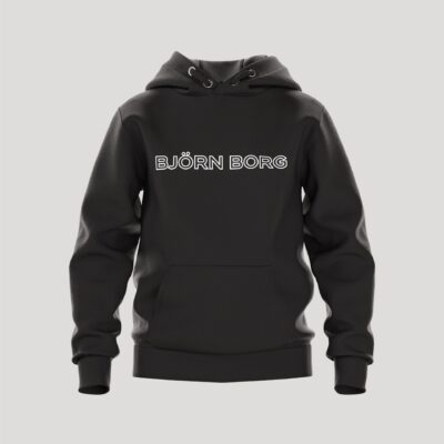 Bjorn Borg Παιδικό Φούτερ Με Κουκούλα - Essential 3 Hoodie - 10004181-BK001 - Black Beauty