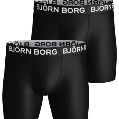 Bjorn Borg Ανδρικά Εσώρουχα 2τεμ. - Sports Microfiber Boxers 2p - 10004193-MP001 - Black