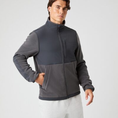 Bjorn Borg Ανδρική Ζακέτα fleece - Fleece Hybrid Jacket - 10004468-BK005 - Asphalt