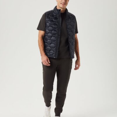 Bjorn Borg Ανδρικό Αμάνικο Μπουφάν - Down Liner Vest - 10004577-BK001 - Black Beauty