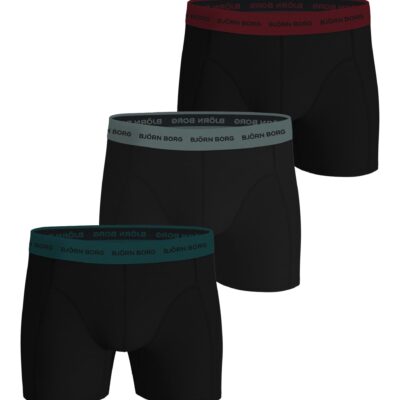 Bjorn Borg Ανδρικά Εσώρουχα 3τεμ. - Cotton Stretch Boxers 3p - 10004926-MP001 - Black