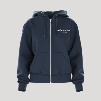 Bjorn Borg Ανδρική Ζακέτα Με Κουκούλα - Essential 1 Zip Hoodie - 10005341-NA031 - Outerspace