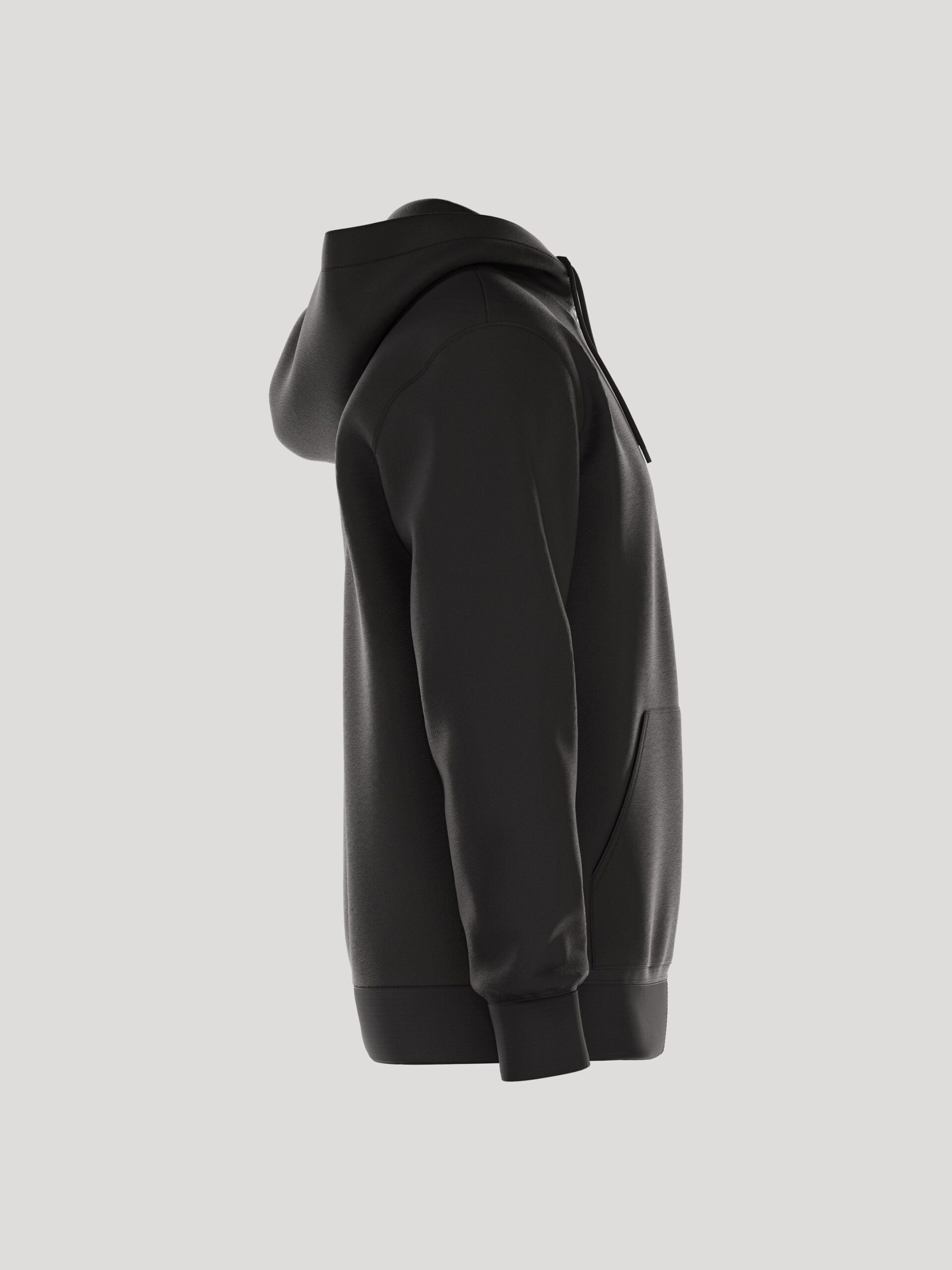 Bjorn Borg Ανδρική Ζακέτα Με Κουκούλα - Essential 1 Zip Hoodie - 10005357-BK001 - Black Beauty - Image 2