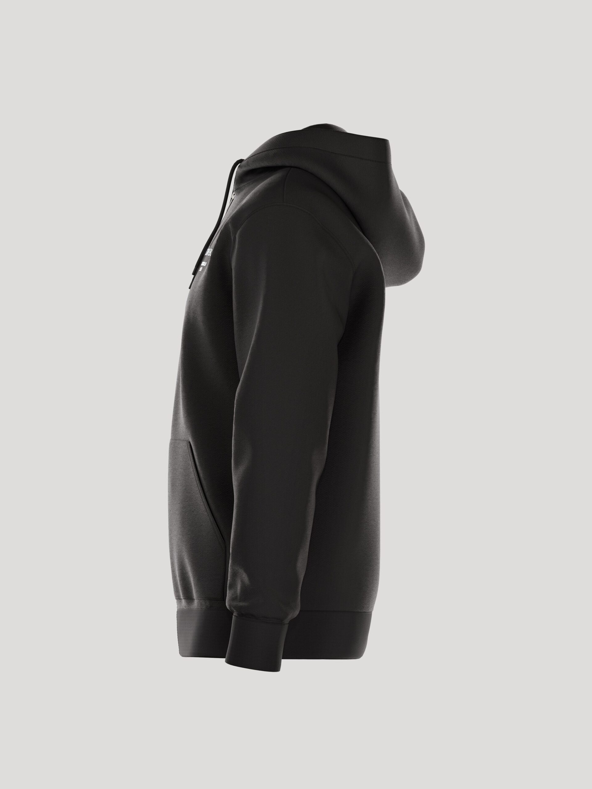 Bjorn Borg Ανδρική Ζακέτα Με Κουκούλα - Essential 1 Zip Hoodie - 10005357-BK001 - Black Beauty - Image 4