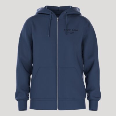 Bjorn Borg Ανδρική Ζακέτα Με Κουκούλα - Essential 1 Zip Hoodie - 10005357-NA023 - Sargasso Sea