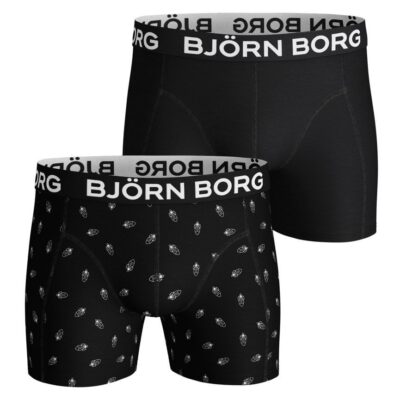 Bjorn Borg Ανδρικά Εσώρουχα 2 TEM - BB ROCKET SAMMY SHORTS 2 PIECES - Black Beauty