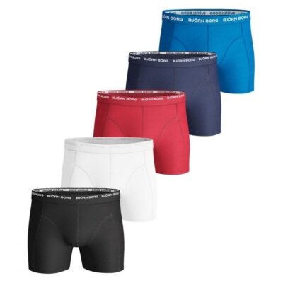 Bjorn Borg Ανδρικά Εσώρουχα 5τεμ. -  Essential  Boxer 5p - 9999-1026-90011 - Multicolors