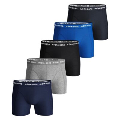 Bjorn Borg Ανδρικά Εσώρουχα 5τεμ. -  Essential  Boxer 5p - Blue Depths - 9999-1026-70101