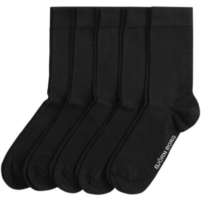 Bjorn Borg Κάλτσες Unisex 5 ζεύγη - Socks BB Noos 5 pairs - Black