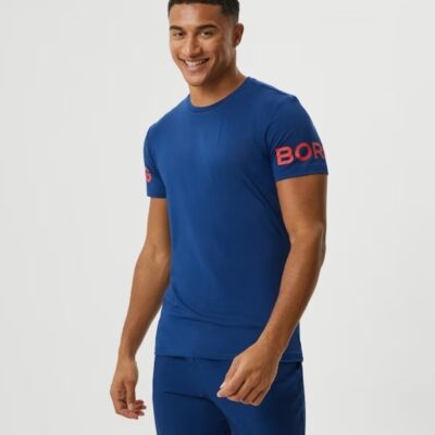 Bjorn Borg Ανδρικό Αθλητικό T-Shirt - Borg T-Shirt - 9999-1140-BL121 - Estate Blue