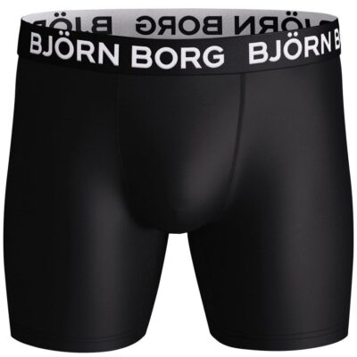 Bjorn Borg Ανδρικό Εσώρουχο 1τεμ. - Short Solid Performance 1p - 9999-1162-90651 - Black Beauty