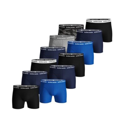 Bjorn Borg Ανδρικά Εσώρουχα 12τεμ. - Essential Boxer 12p - 9999-1398-90011 - Multicolors
