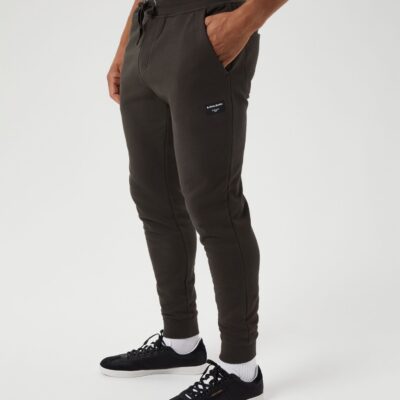 Bjorn Borg Ανδρικό Παντελόνι Φόρμας - Centre Tapered Pants - 9999-1435-GY013 - Peat