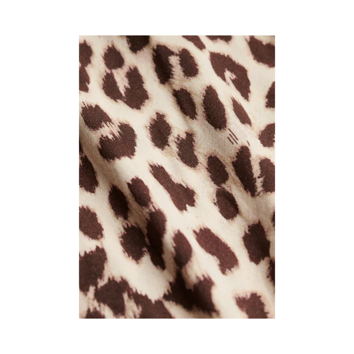 SUPERDRY - D1 Printed Maxi Slip Dress Diagonal Leopard Multi - Image 6