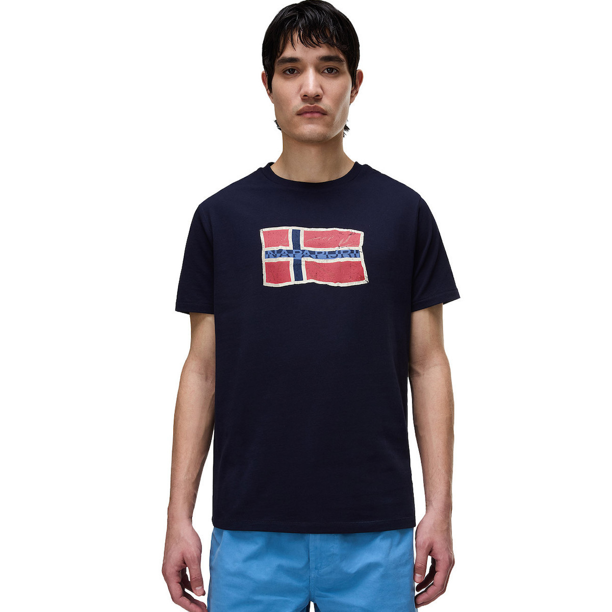 Napapijri - Ανδρικό T-shirt με λογότυπο