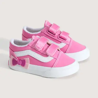 VANS - Old Skool V Bow Pink Fizz Ροζ