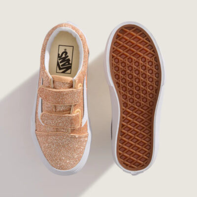 Vans - Old Skool V Glitter Apricot Glow Βερικοκο