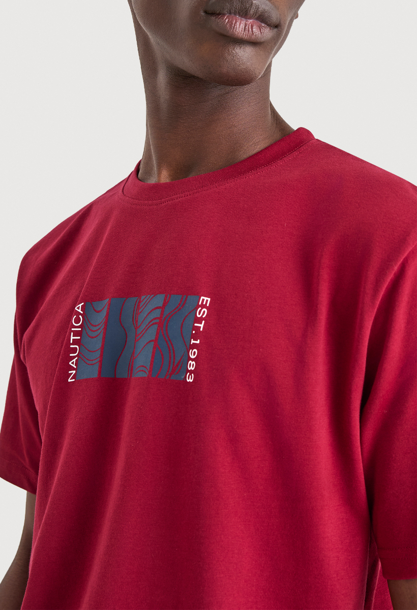 Nautica - Ανδρική Μπλούζα T-Shirt - Image 3