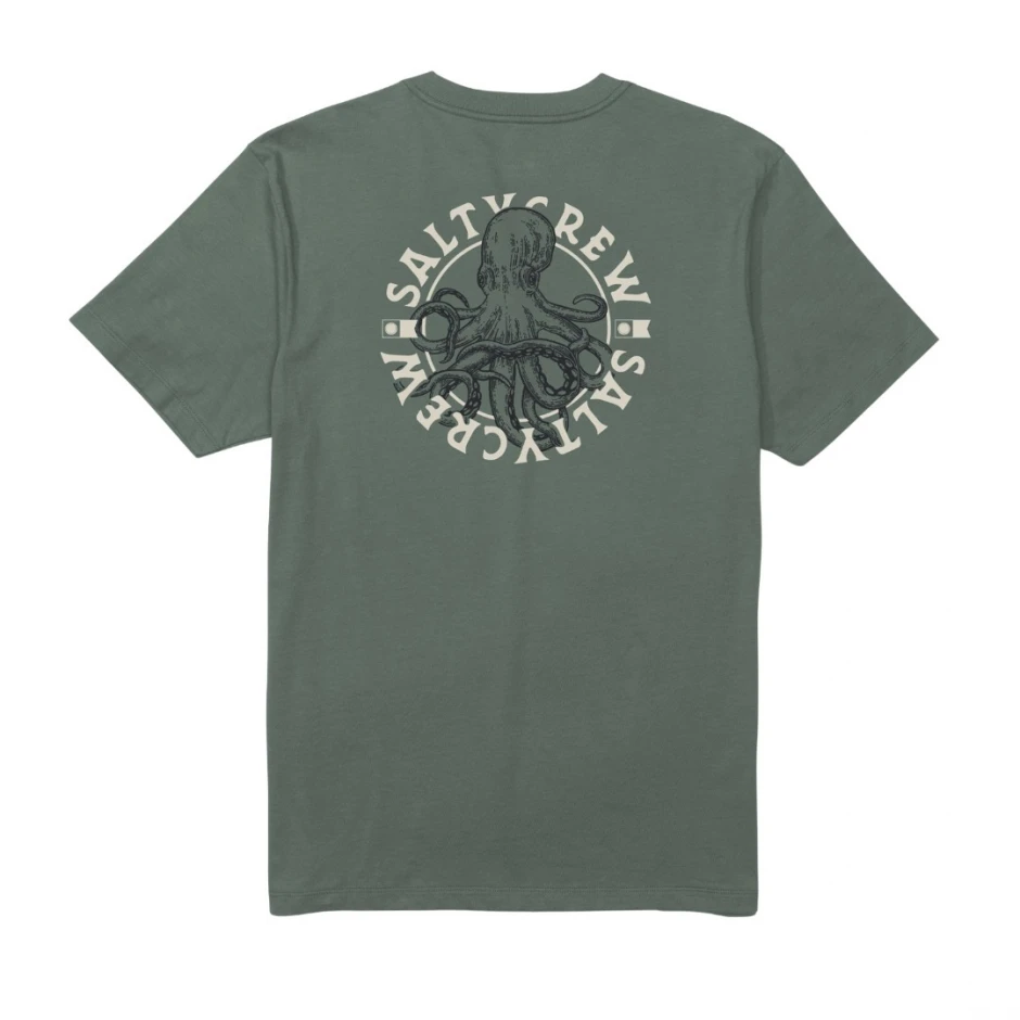 SALTY CREW - Tentacles Premium Tee Laurel Wreath - Image 2