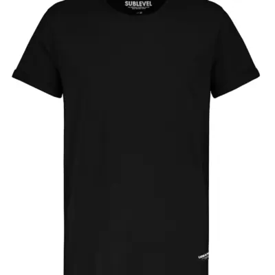 Sublevel – Basic T-Shirt Light Black