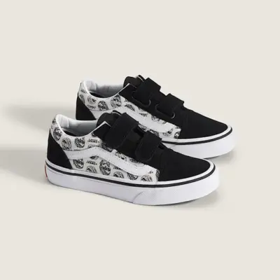 Vans - Old Skool V Skulls White Εμπριμε