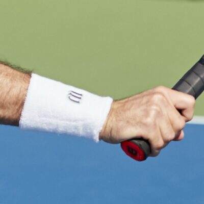 Wilson - Extra Wide Tennis Wristbands x 2