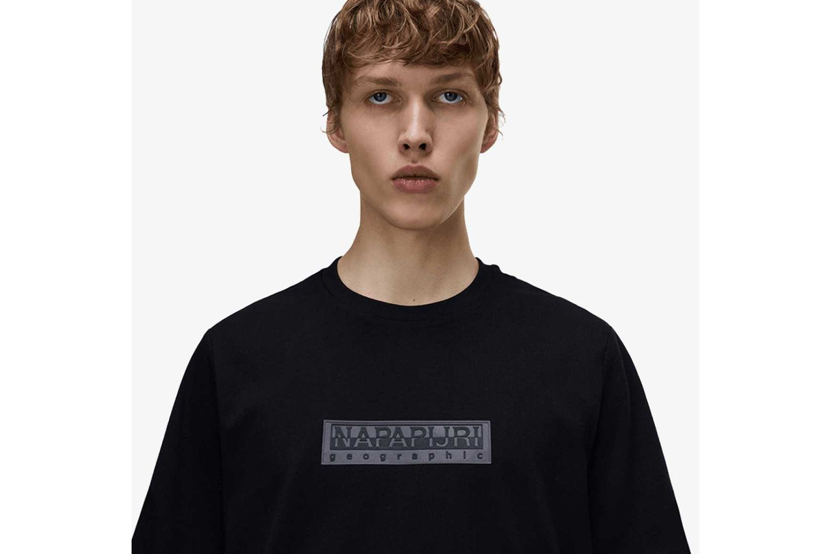 Napapijri - Box Logo 1 Black Beauty Μαύρο - Image 3